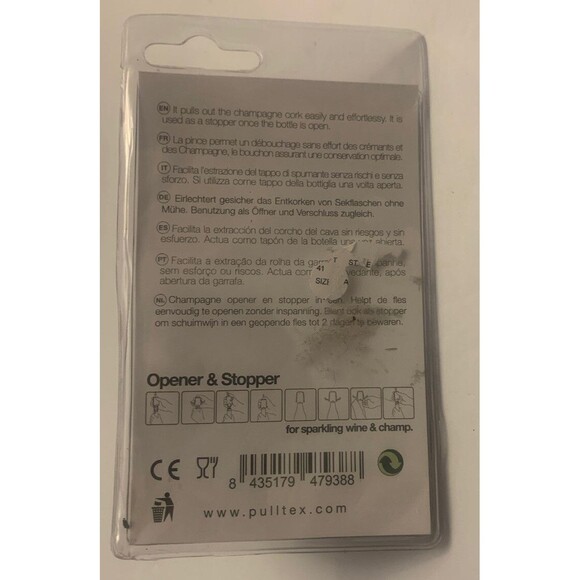 wine bottle opener& stopper - Picture 2 of 2